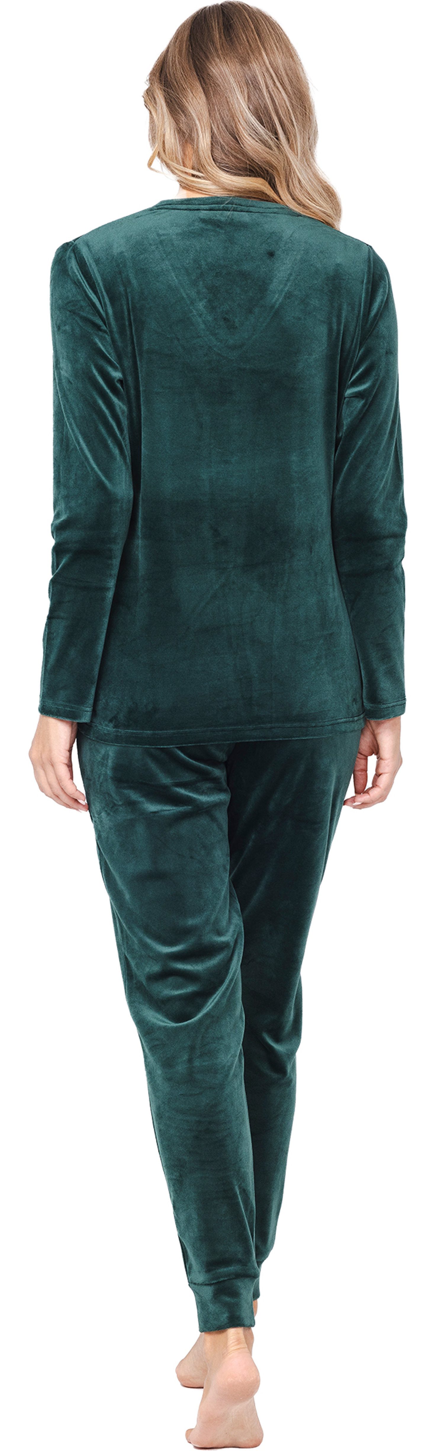 Pastunette Schlafanzug Damen Nikki Pyjama (2 tlg) Modisches Design günstig online kaufen