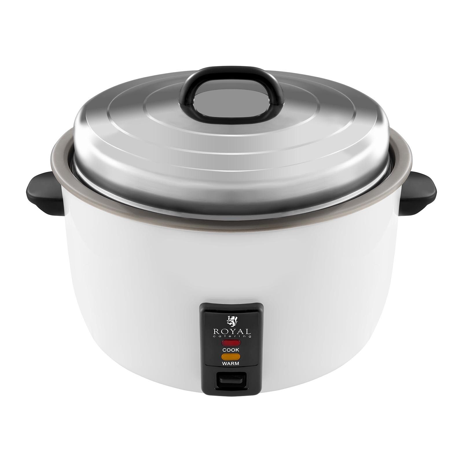 Royal Catering Reiskocher 23 L Multikocher Gastro Dampfgarer Schnellkochtopf Warmhaltefunktion, 3000 W