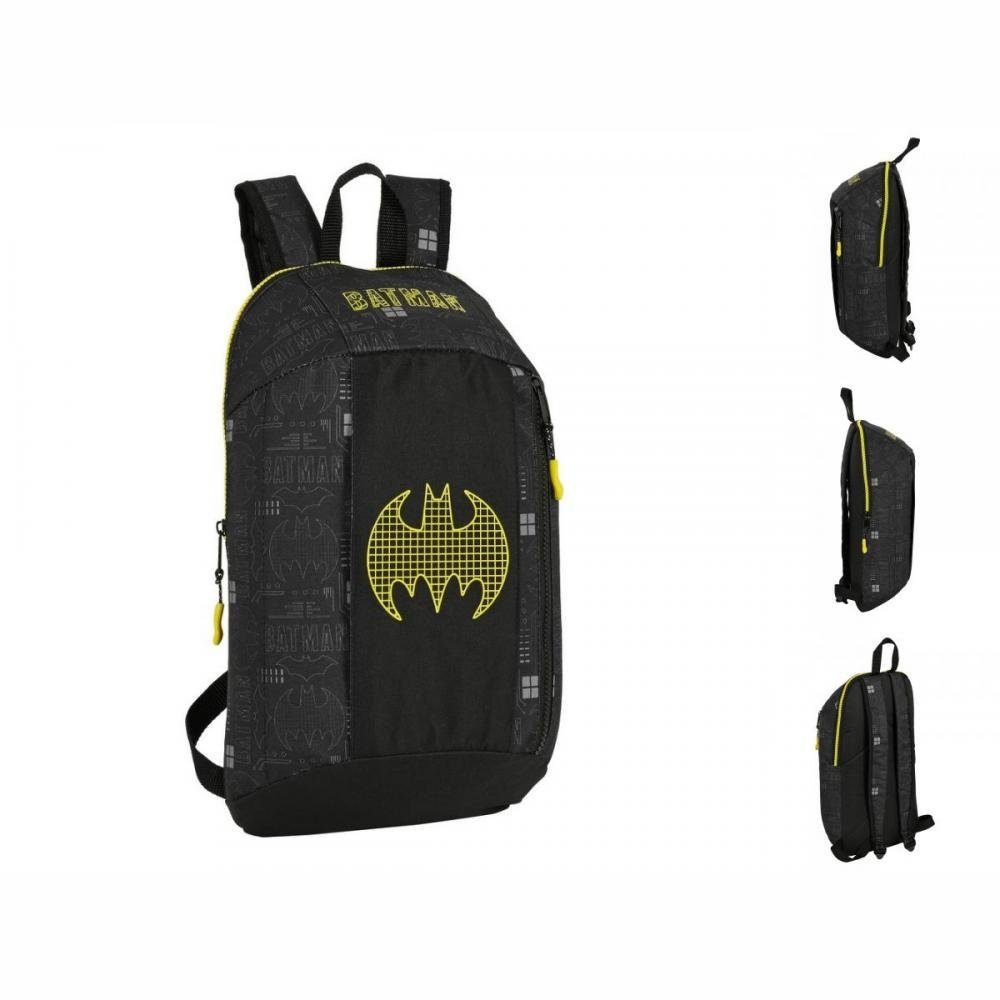 Lässiger Rucksack Schwarz Batman x Comix 39 Rucksack 10 Batman x Gelb cm 22