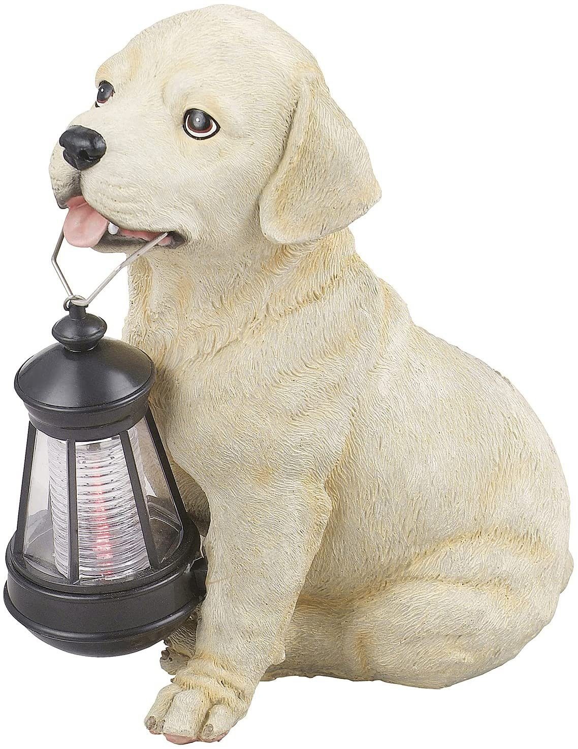 Garten Solarleuchte 2er Solarlampe Hund Set Solarleuchte Tier LED bmf-versand Außen Deko