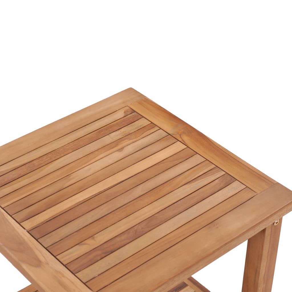 vidaXL Ablagetisch, Couchtisch 45 x 45 x 45 cm Massivholz Teak