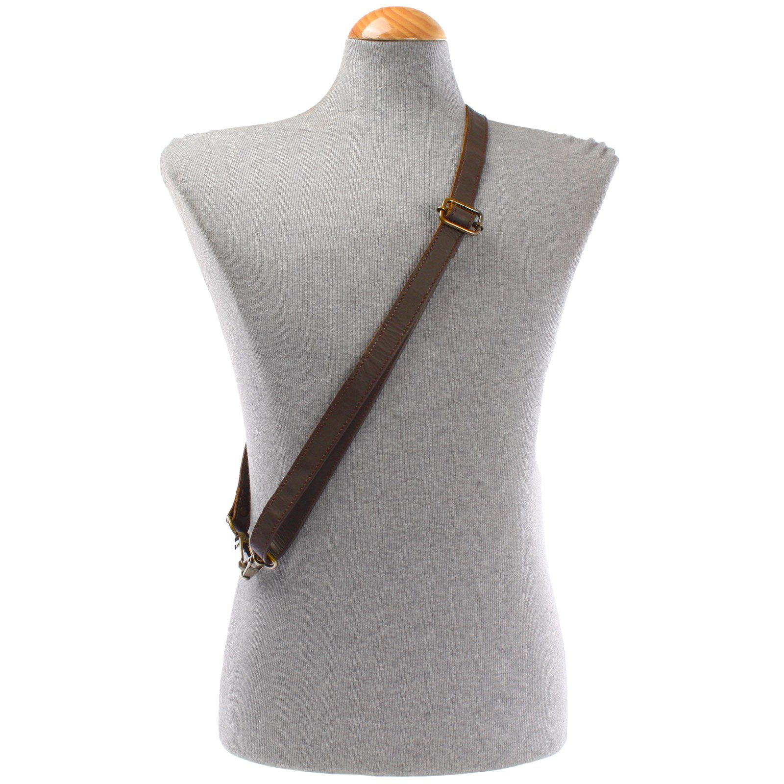 LECONI Schulterriemen Trageriemen Taschen Schultergurt Tragegurt Leder schmal 150cm LEC-R4