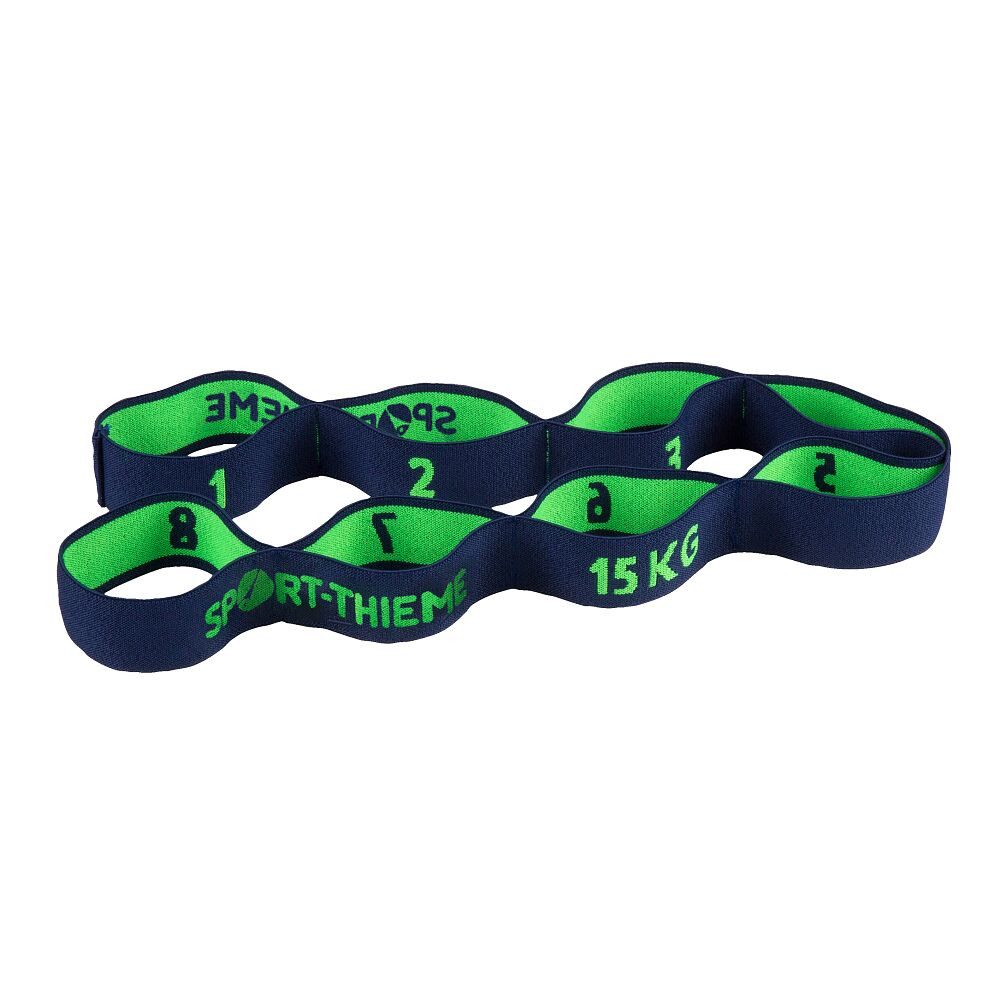 Sport-Thieme Stretchband Elastikband 8-Loop, Für den Einsatz in Fitnessstudios bestens geeignet