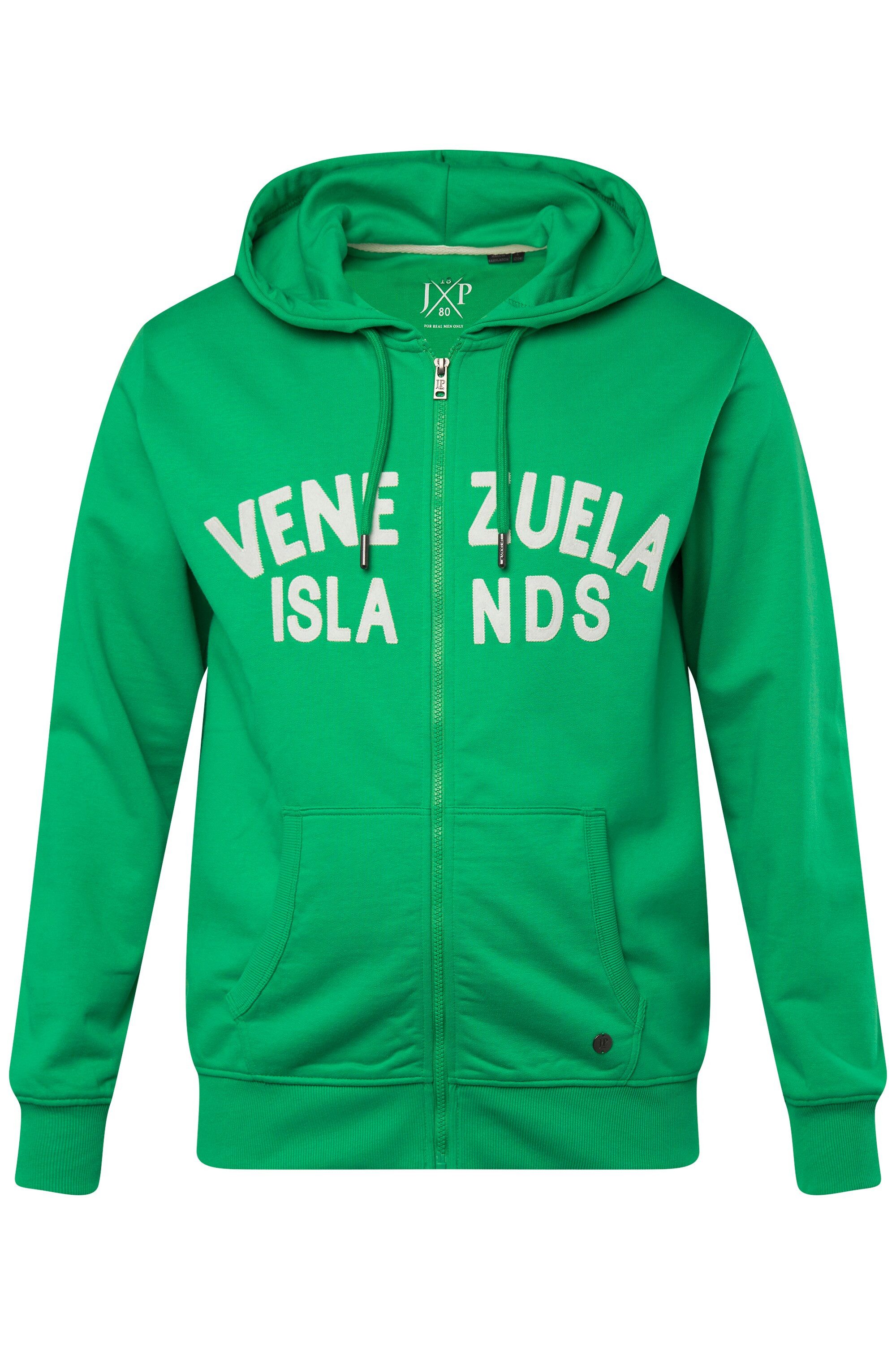 JP1880 Fleecejacke Hoodie-Jacke Sweat Badges Kapuze günstig online kaufen
