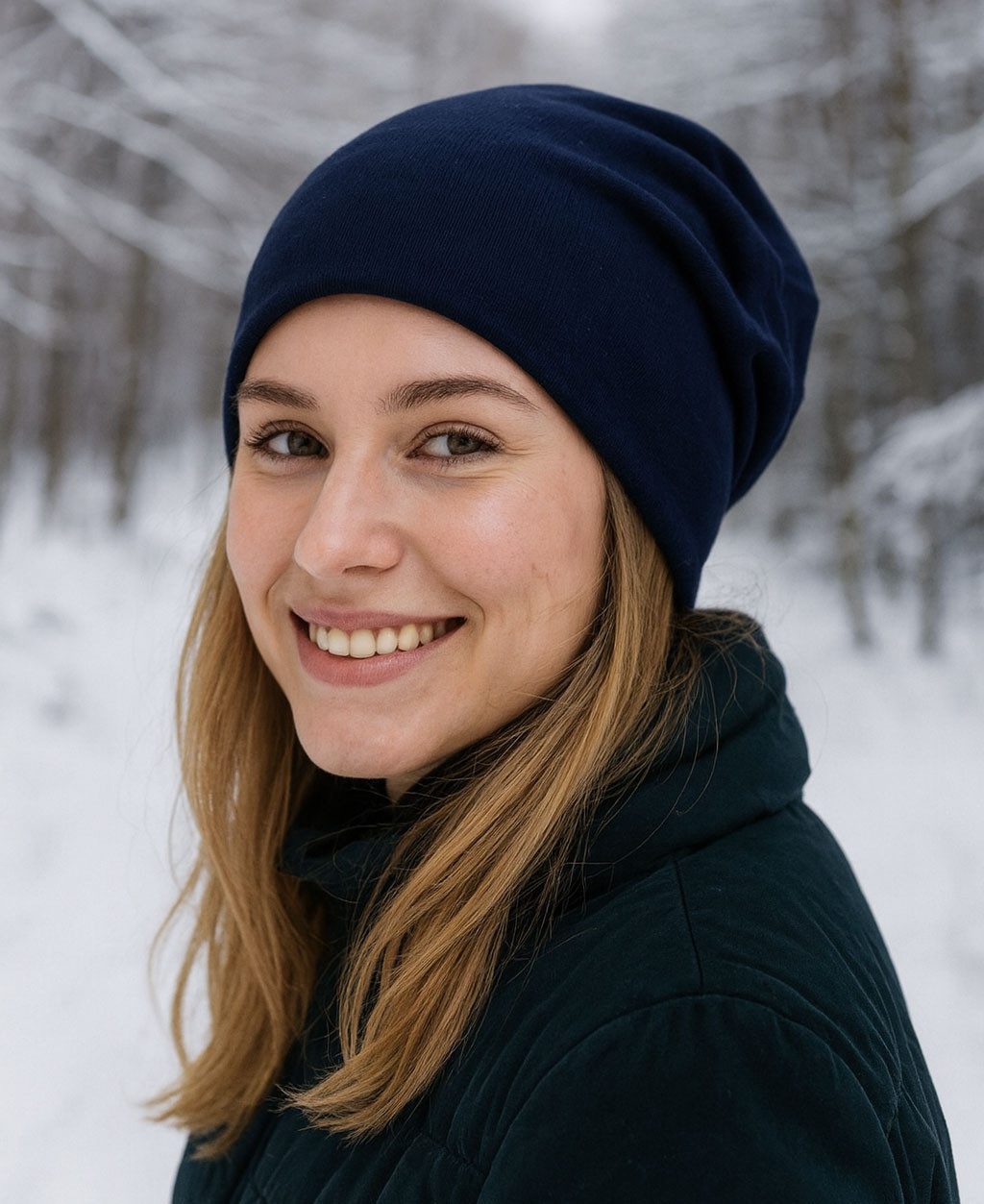 style3 Beanie Warme Herbst Mütze Damen Herren Haube Winter Laufen Sport Rad Chemo