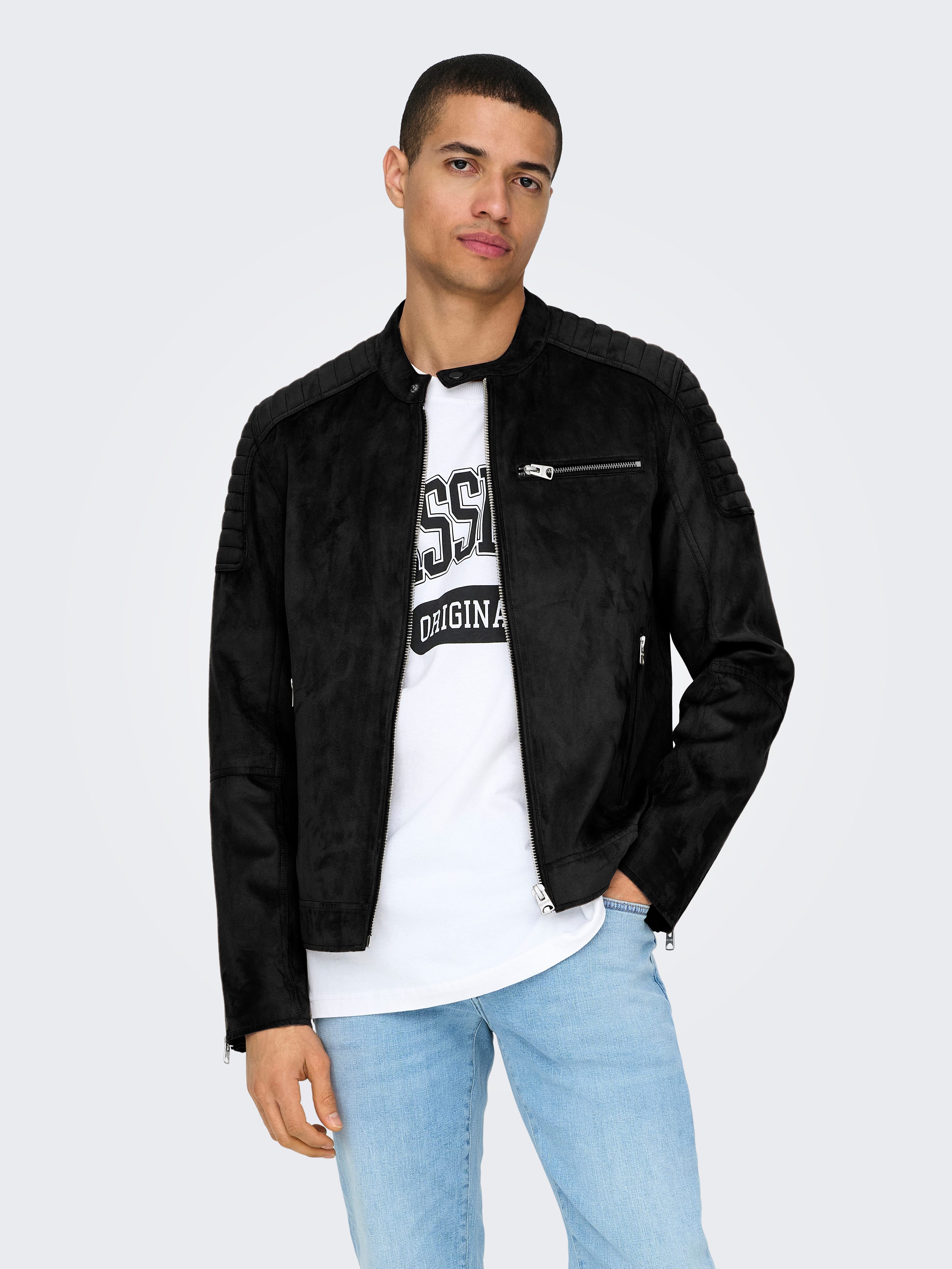 ONLY & SONS Lederimitatjacke ONSGUS FAUX günstig online kaufen