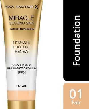 MAX FACTOR Foundation »Miracle Second Skin«