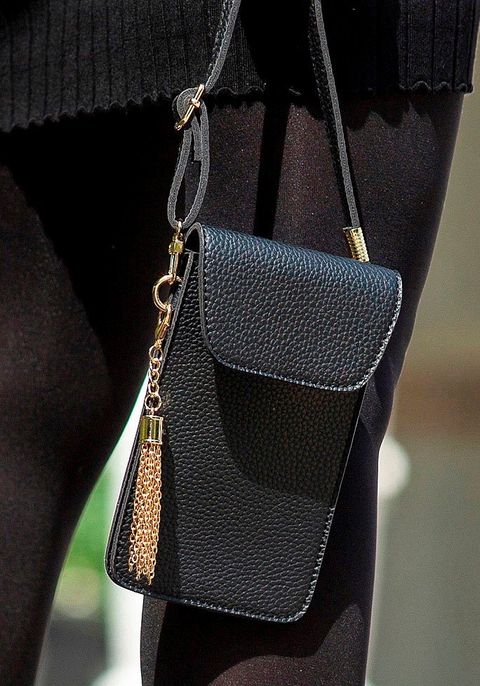 LASCANA Umhängetasche Handytasche, mit Sichtfenster, Minibag, günstig online kaufen