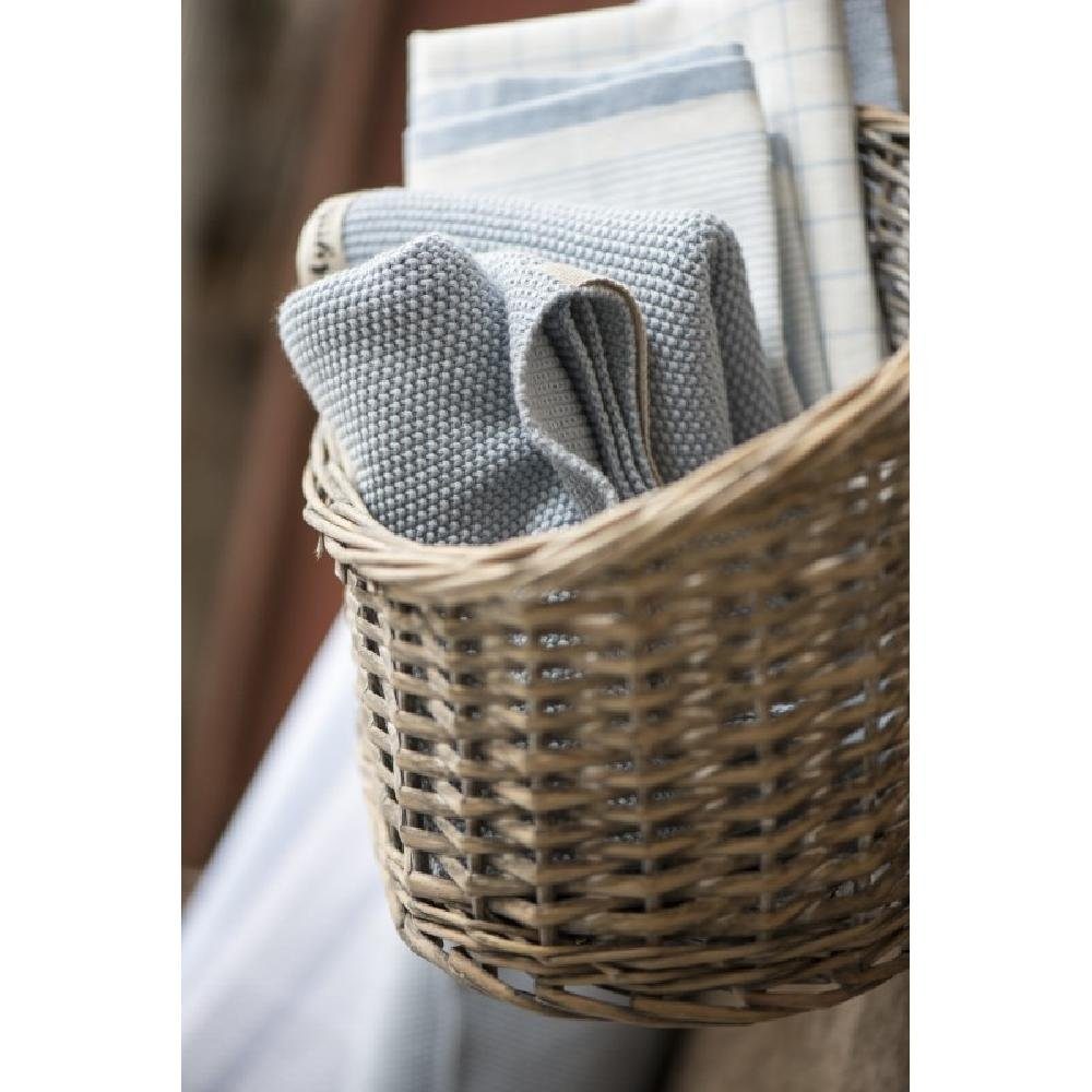 Ib Laursen Badetücher Ib Laursen Handtuch Mynte Gestrickt Nordic Sky günstig online kaufen
