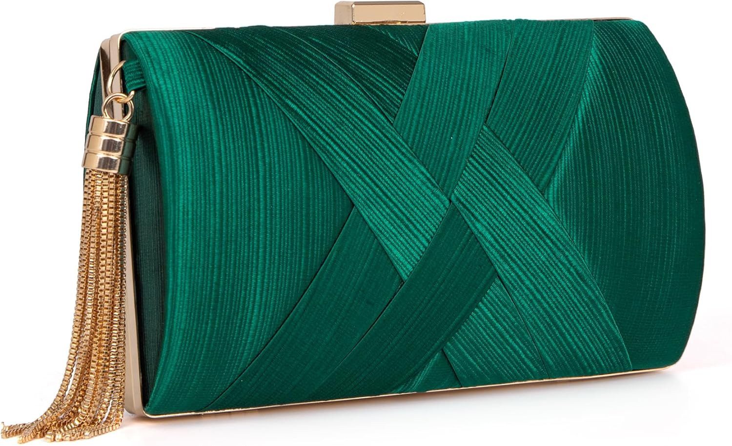 Abendtasche Abendtasche mit Fransen-Anhänger, Hochzeits-Handtasche