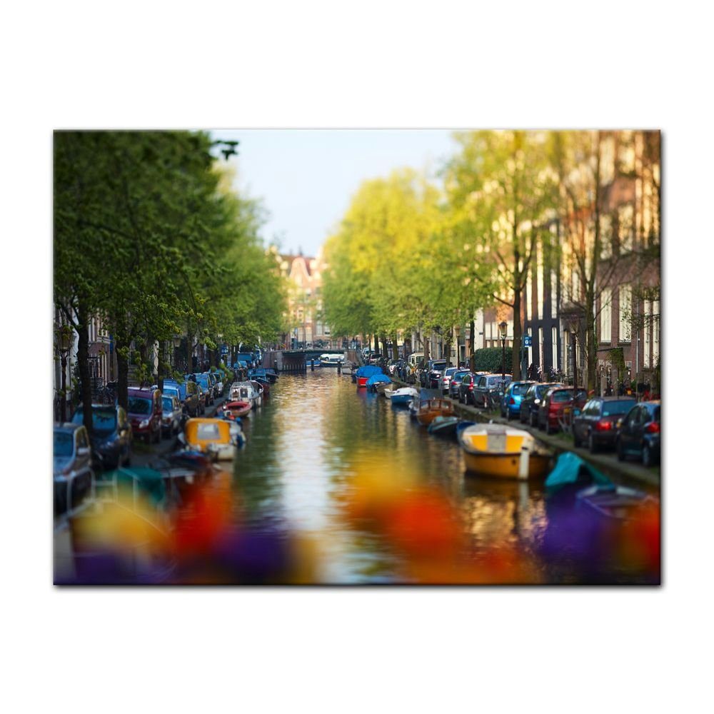 Bilderdepot24 Leinwandbild Amsterdam - Niederlande, Städte