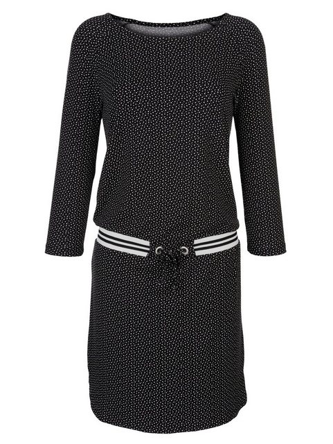 Dress In Kleid mit grafischen Druck in schwarz