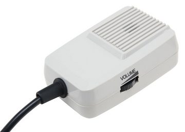 McGrey Megafon Megaphon - Lautsprecher Sprachrohr, 25 Watt RMS bis zu 1km Reichweite, robuste Bauweise, (MP-500HS, Inkl. Tragegurt), Mit Handmikrofon und Sirene