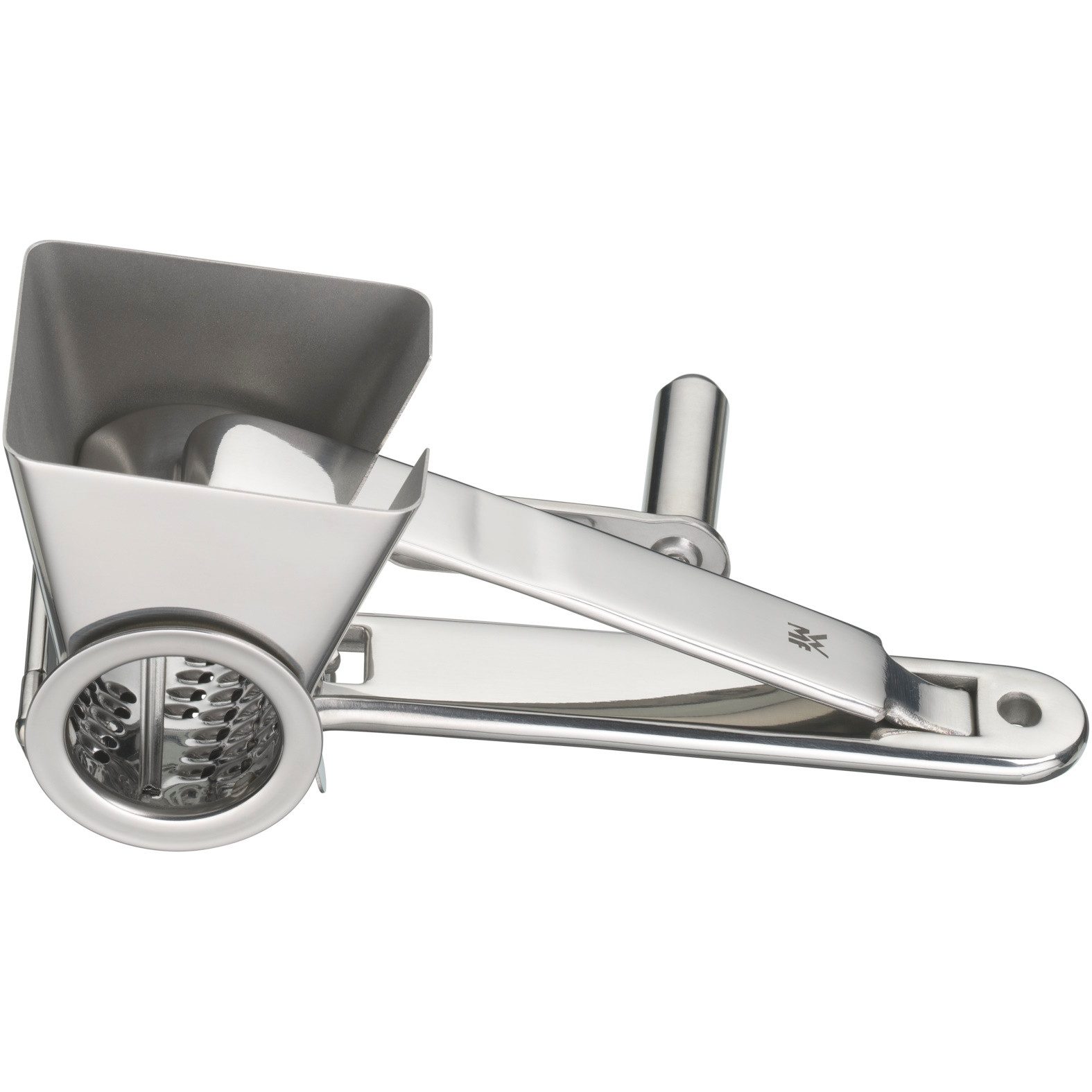 WMF Käsemühle Gourmet manuell, (1 Stück), mit Kurbel, Cromargan Edelstahl, für Parmesan, Nüsse, Schokolade uvm.