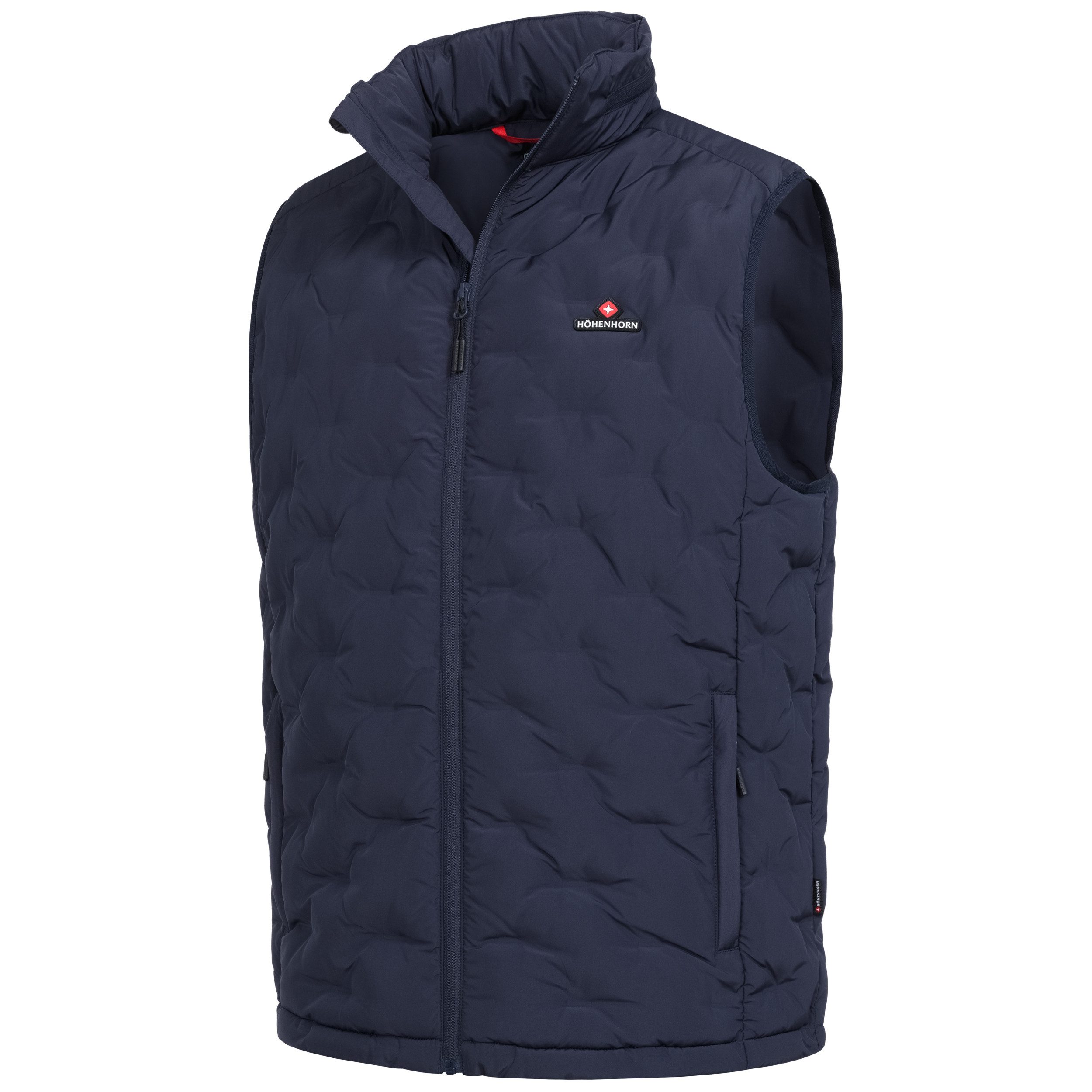 Höhenhorn Steppweste Gugging Herren Weste für Männer Steppjacke Sportjacke Freizeitjacke Regenkapuze im Kragen