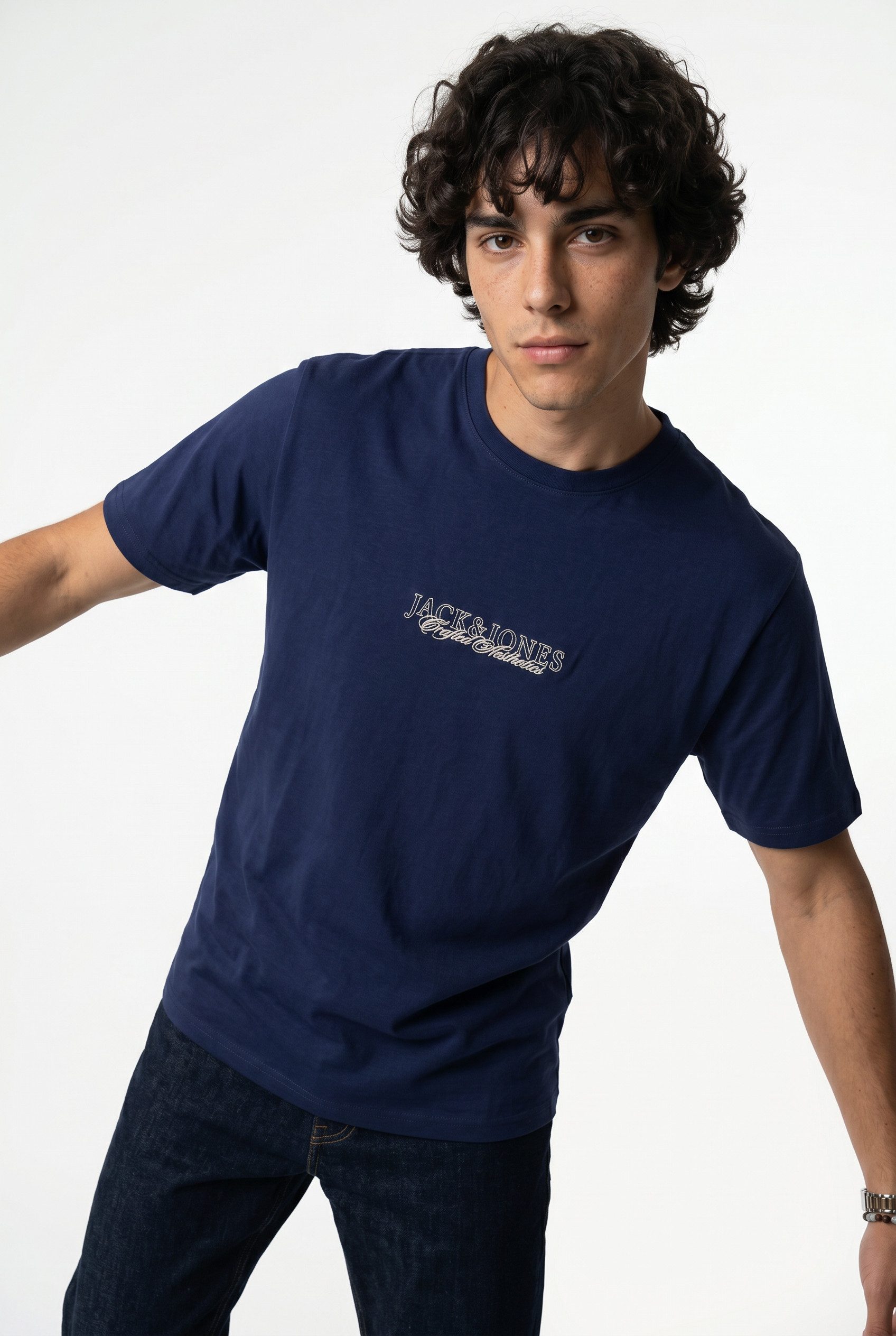 Jack & Jones T-Shirt JORBLEECKER MINIMAL TEE SS CREW NECK