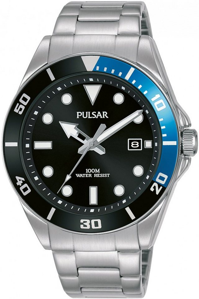 Pulsar Quarzuhr Pulsar PG8293X1 Sport Herren 40mm 10ATM, Sekunde