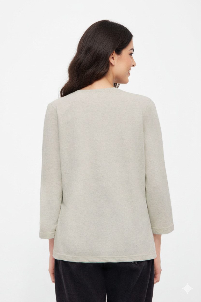 Bench. 3/4-Arm-Shirt ROMILEY tailliertes Basic mit günstig online kaufen