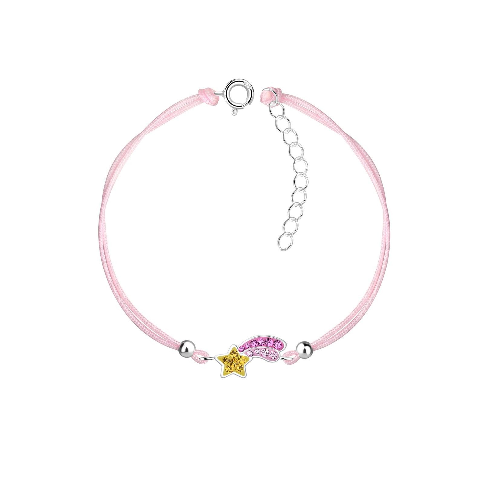 Silberarmband Sternschnuppen Kinder Armband 925 Silber