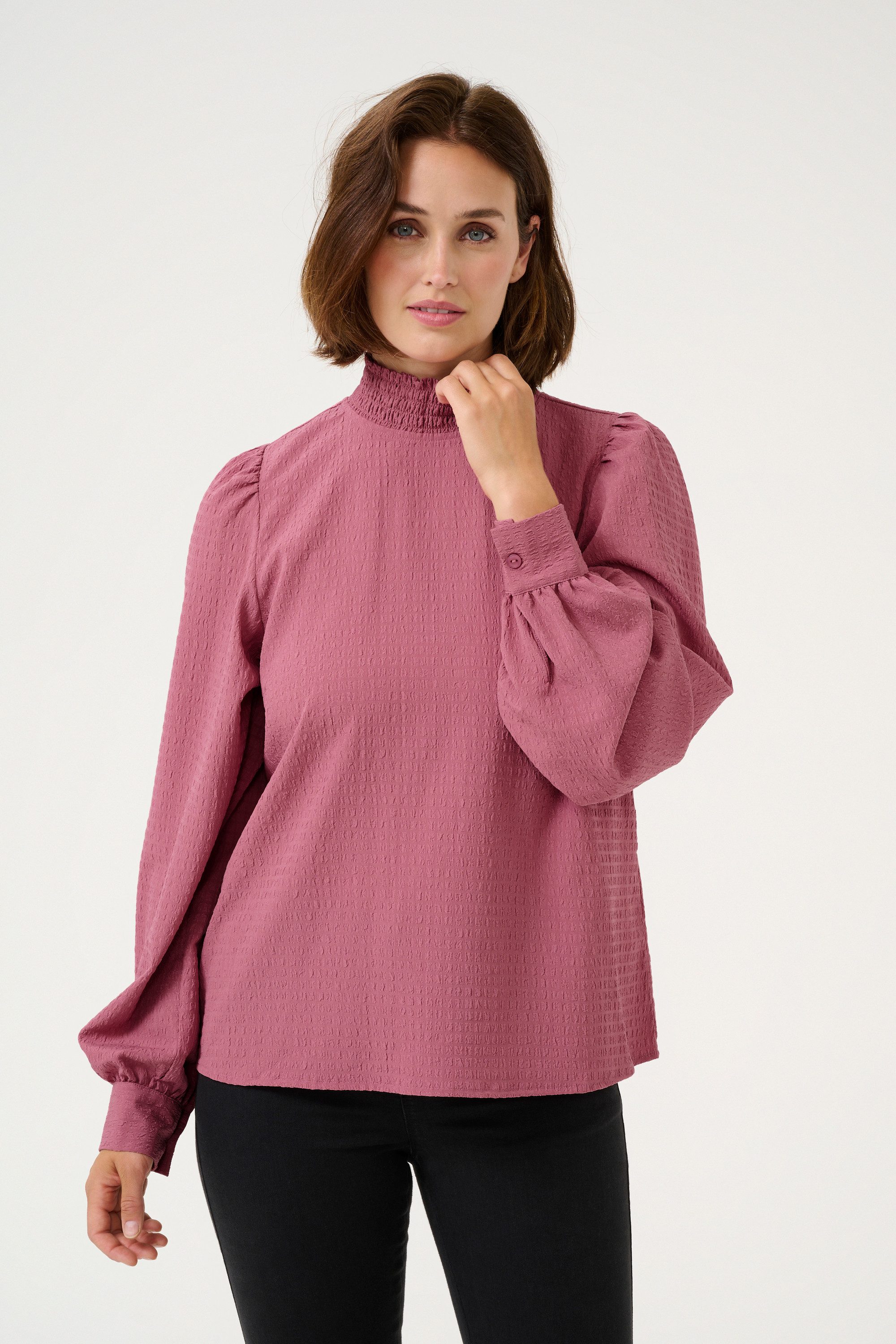 KAFFE Langarmbluse Langarm-Bluse KAditte günstig online kaufen