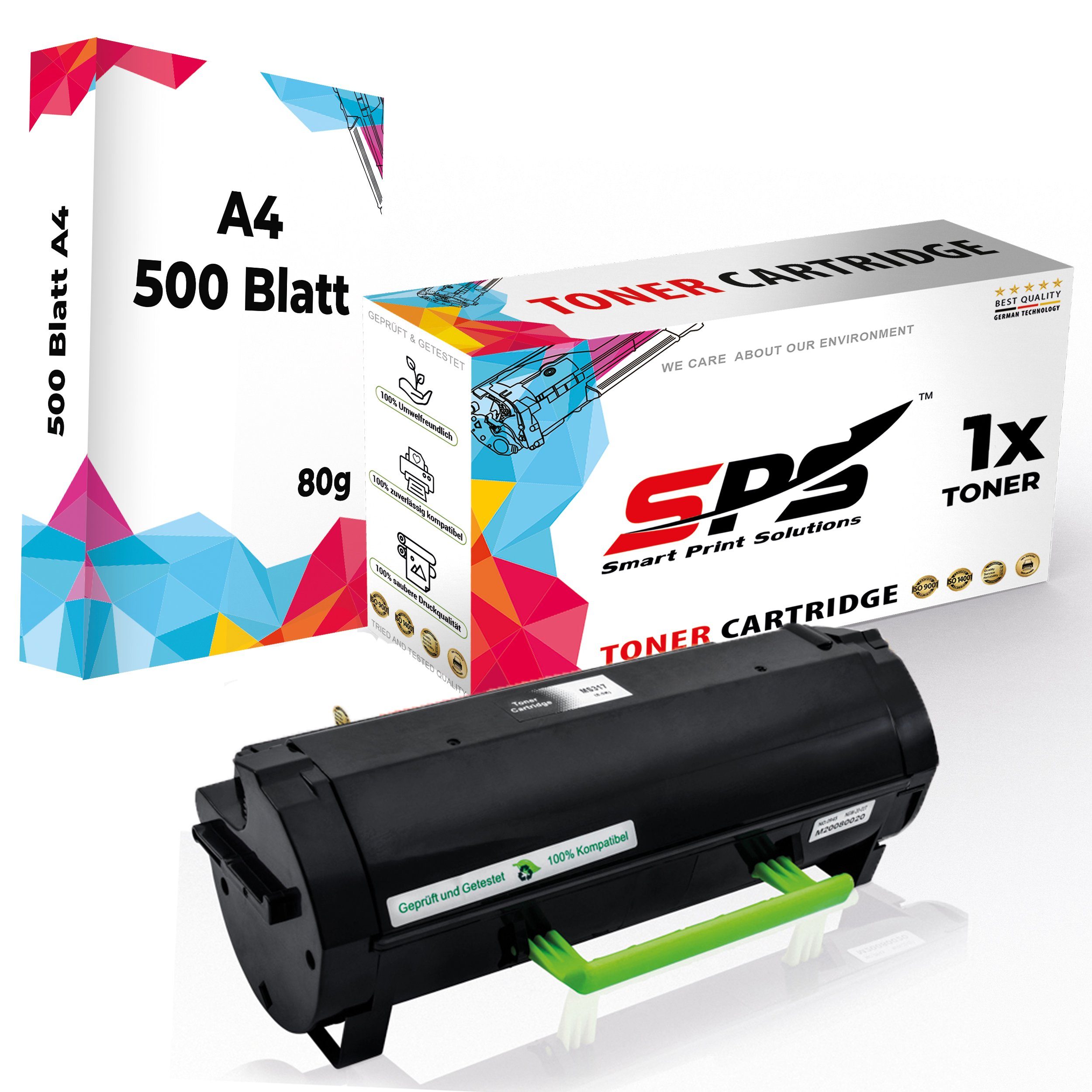 Pack MX417DE SPS Lexmark Kompatibel Papier) + (1er für 51B2H00, A4 Tonerkartusche