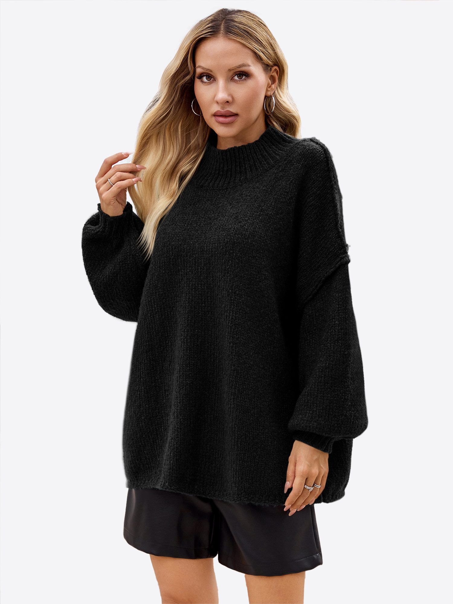Imily Bela Sweater Damen Oversize Pullover günstig online kaufen