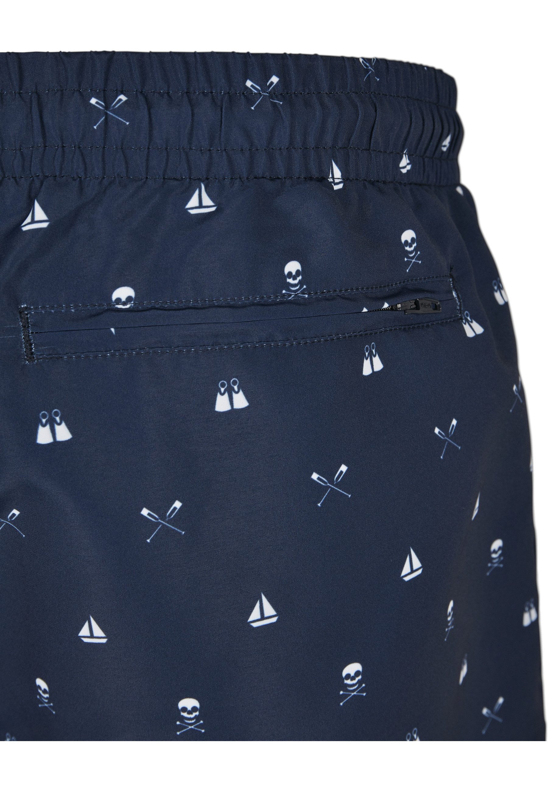 URBAN CLASSICS Badeshorts Urban Classics Herren Pattern Swim Shorts – Bild 5 von 5