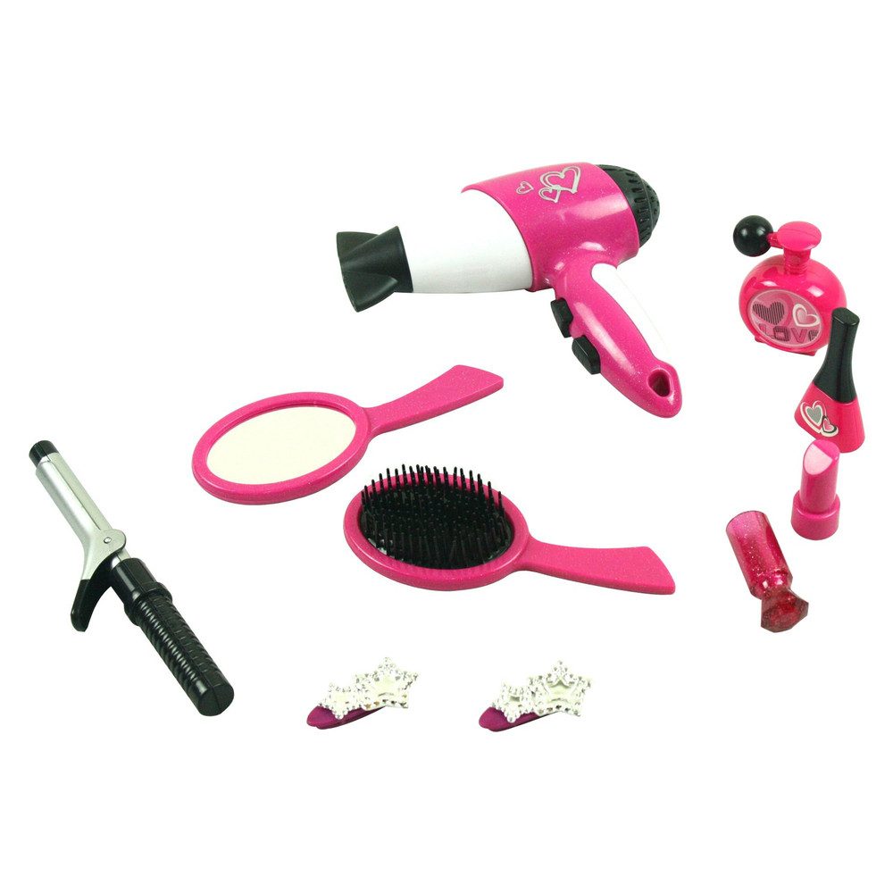 Spielzeug-Frisierkoffer Besttoy - Frisierset - 9-teilig