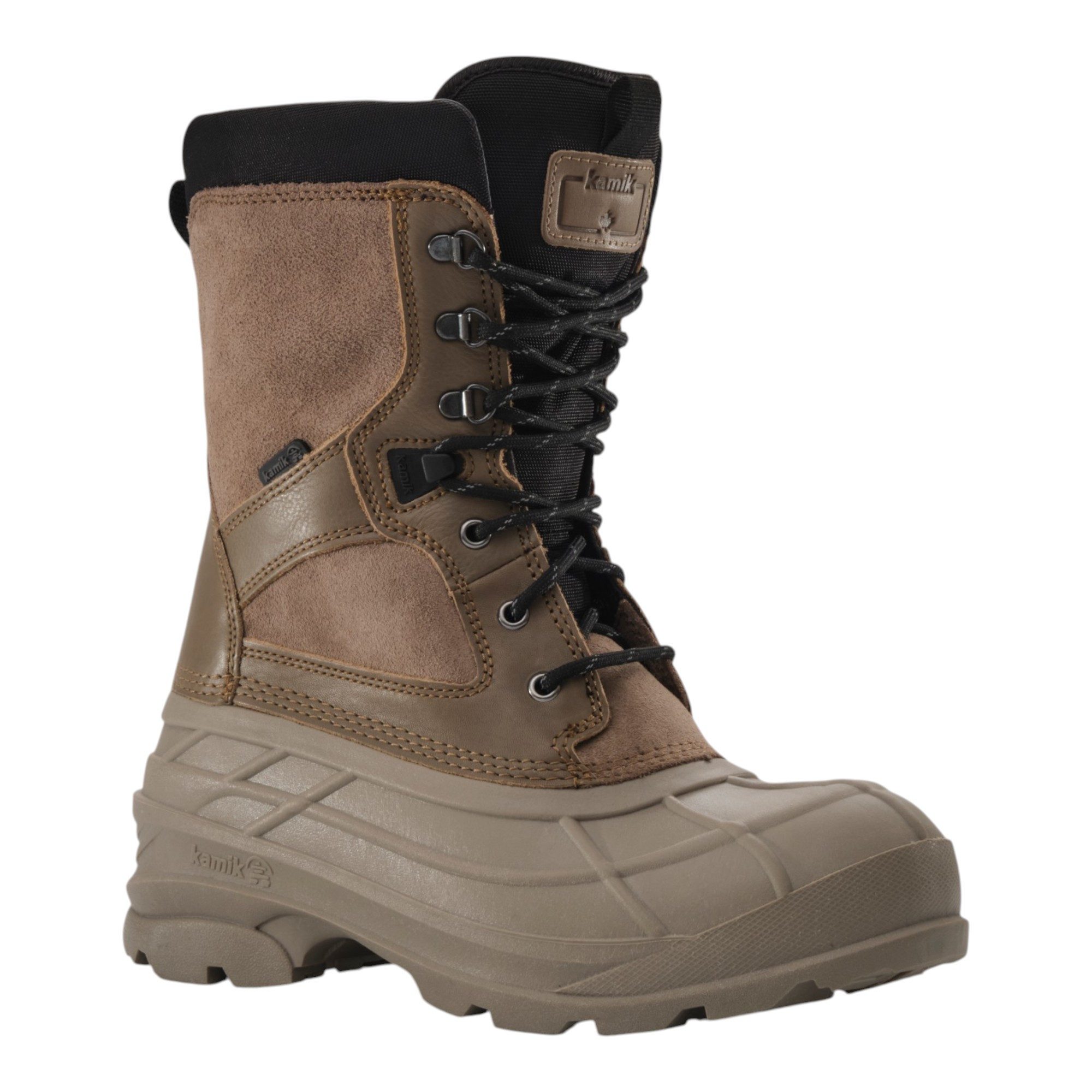 Kamik NationPlus (Suedeleder, wasserdicht) 2026 fossilbraun Herren Winterstiefel
