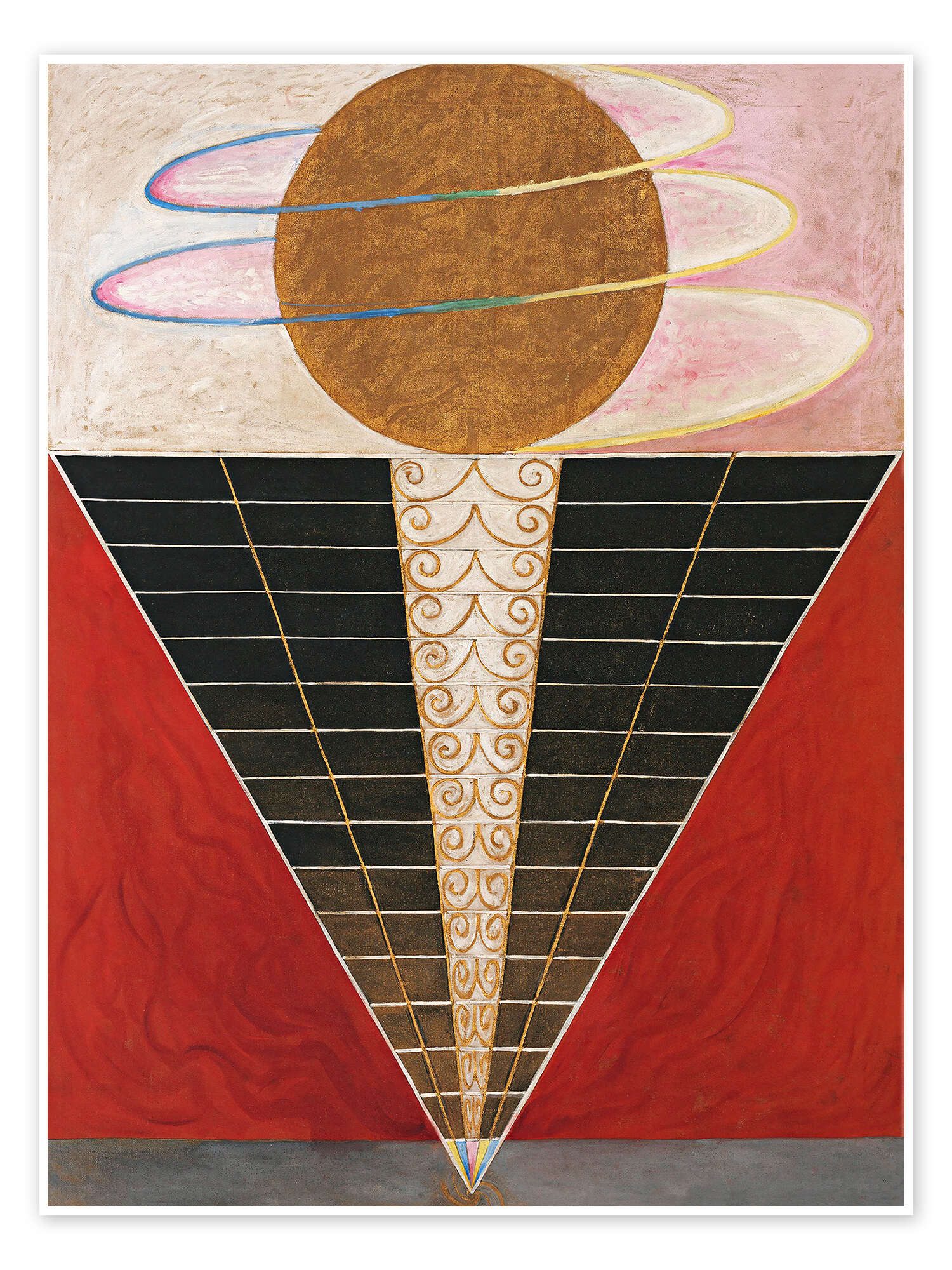 Posterlounge Wandbild Nr. 2, Altarbild, Hilma af Klint, erhältlich als Poster, Leinwandbild, Wandsticker oder Acrylglasbild