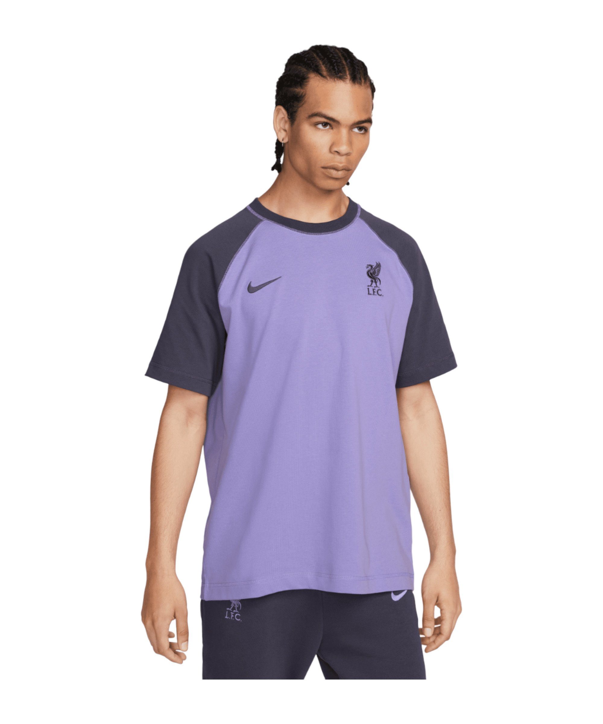 Nike T-Shirt FC Liverpool Trainingsshirt default lilagrau