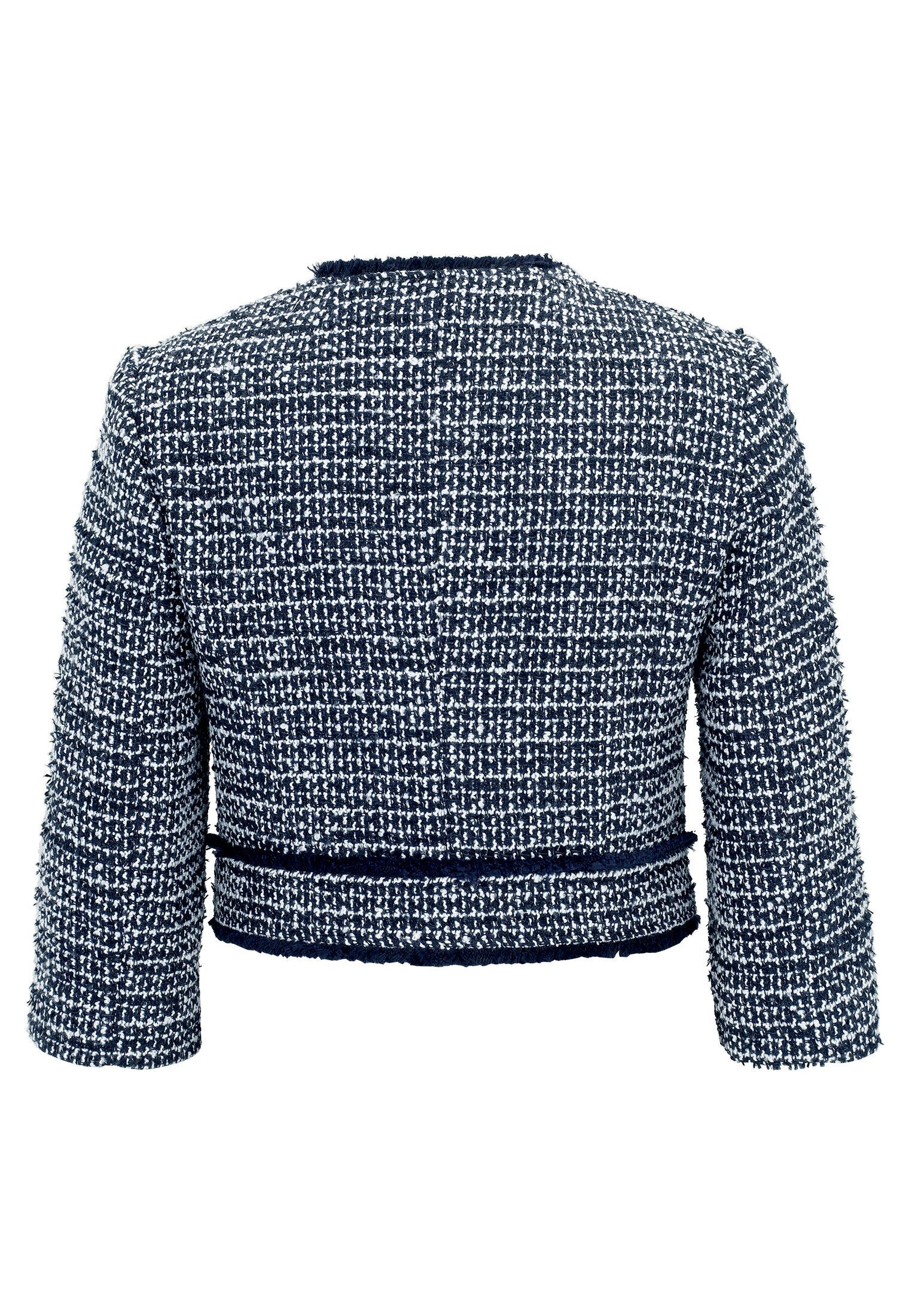 Betty&Co Jackenblazer Damen mit aufgesetzten Taschen Material