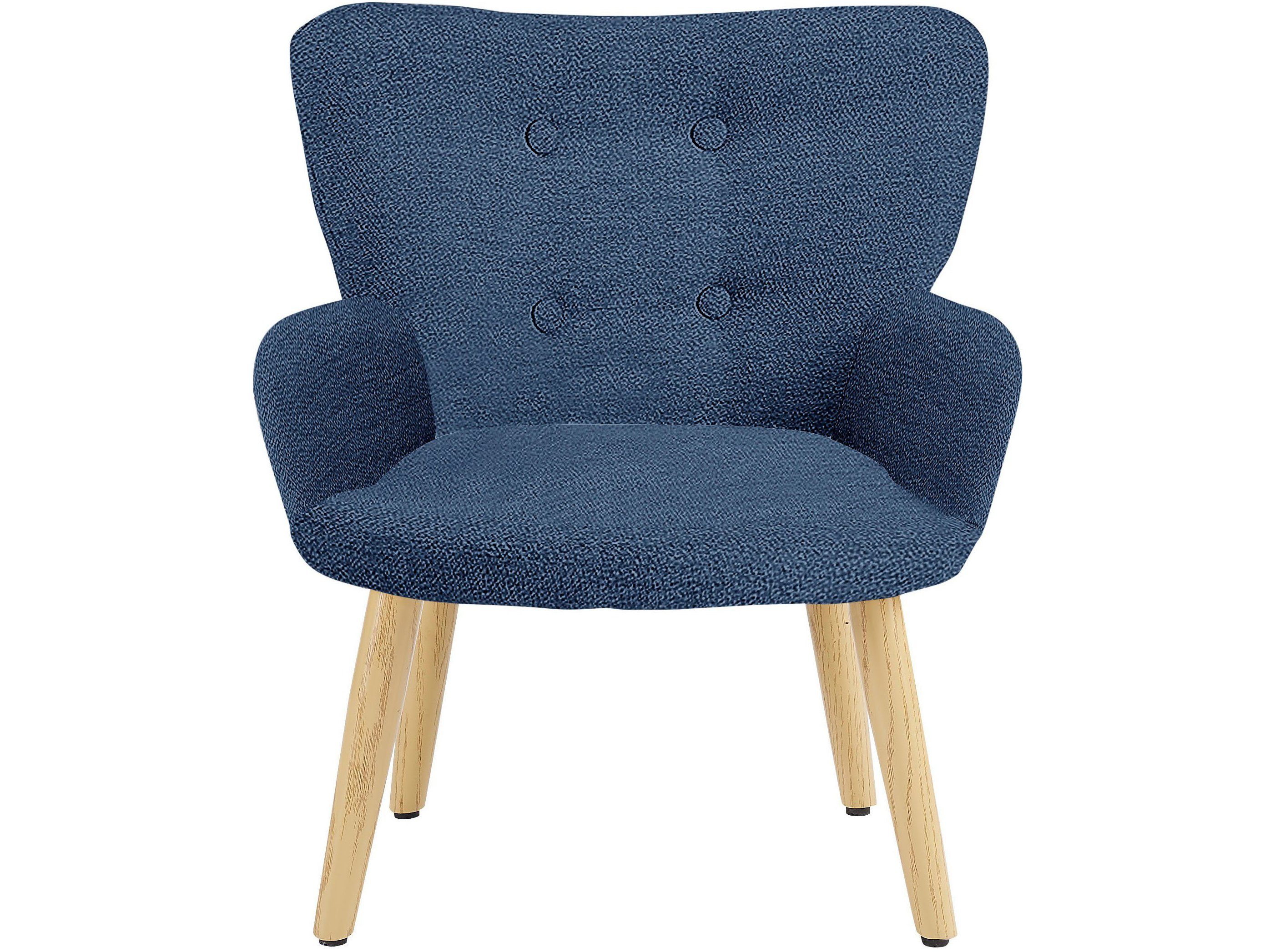 im Eichen-Look loft24 Chanel, Design, im Metallbeine Kindersessel modernen Sessel