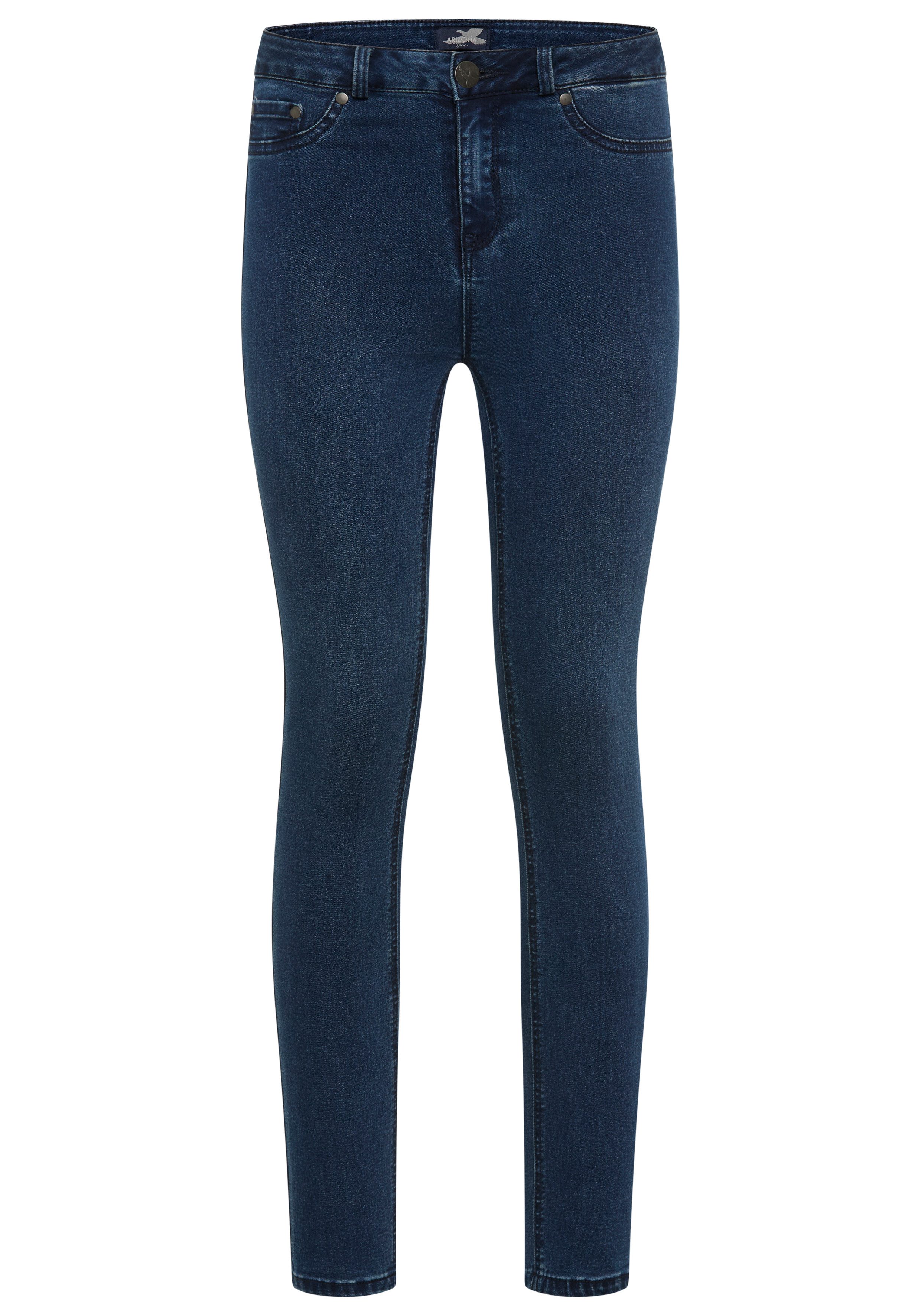 Arizona Skinny-fit-Jeans Ultra Stretch extra-eng geschnittene Beinform, modische Used-Waschung – Bild 4 von 5