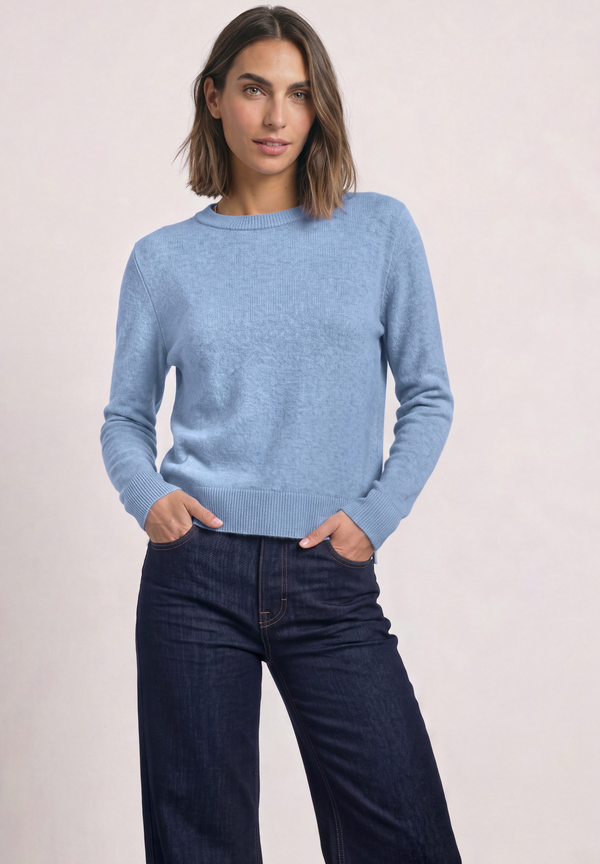 STREET ONE Strickpullover mit U-Boot-Ausschnitt