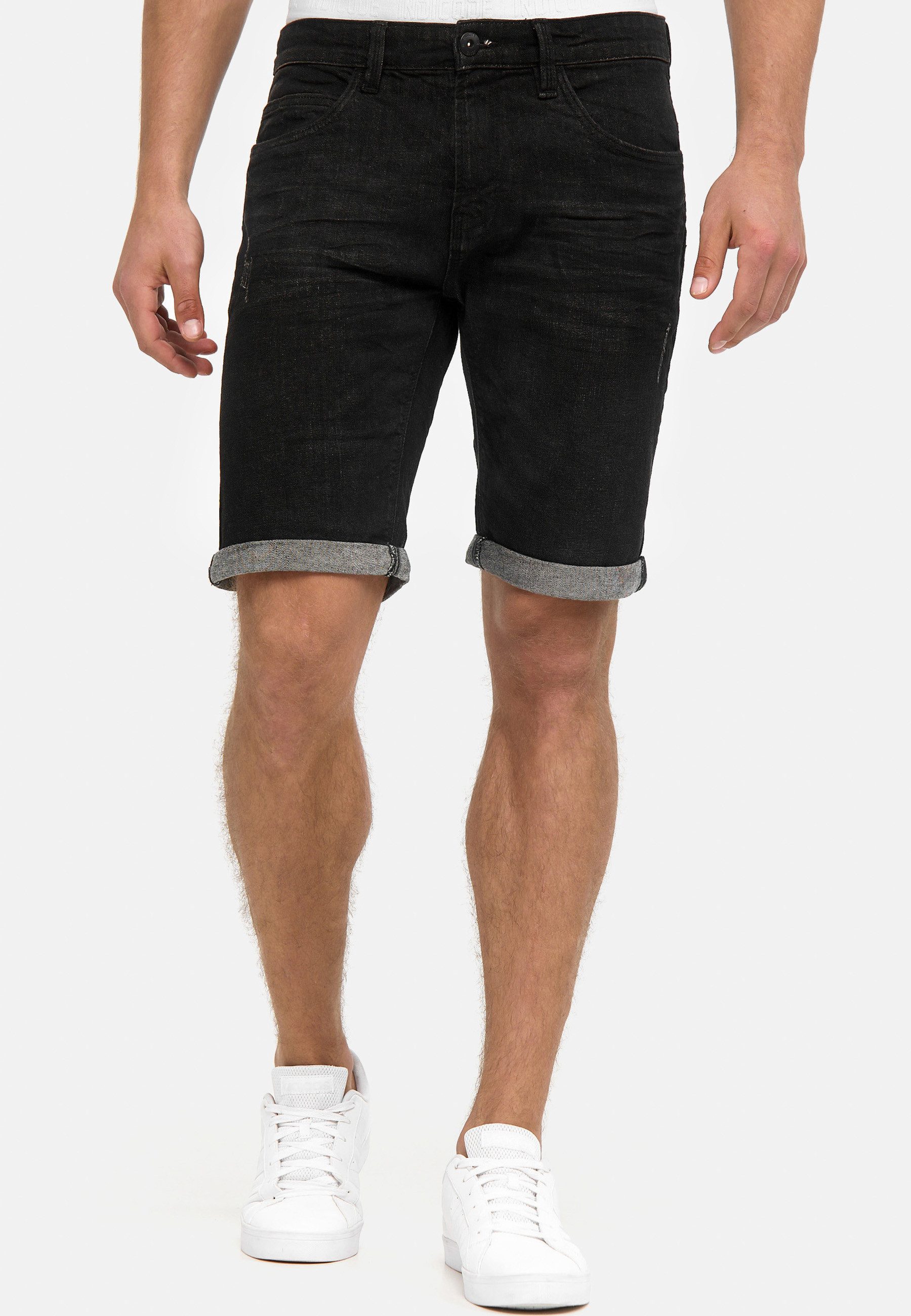 INDICODE Jeansshorts Herren Caden Jeans Shorts Herrenshorts mit 5 Taschen, Denimstyle