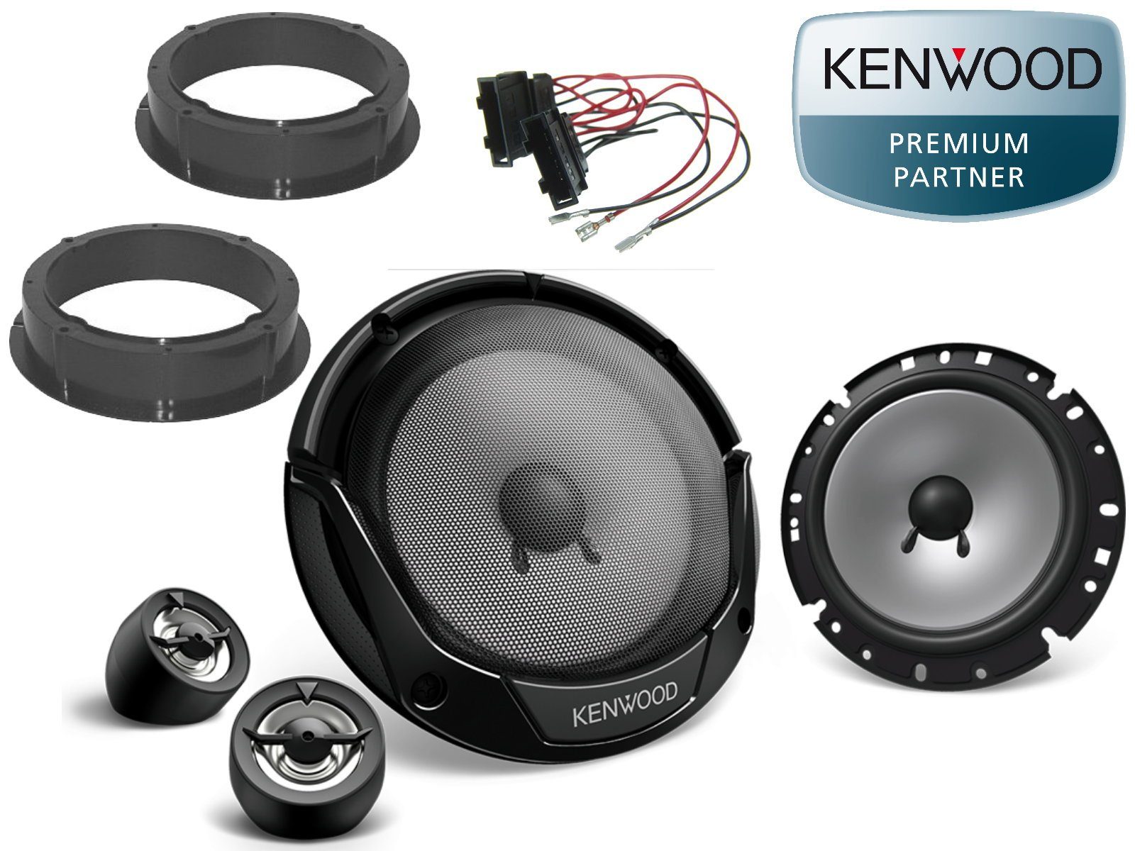 DSX Kenwood Einbau hinten (30 W) Set Seitenteil Auto-Lautsprecher Lautsprecher