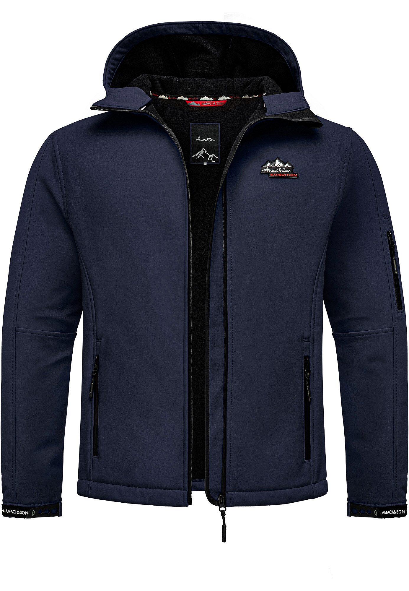 Amaci&Sons Softshelljacke DECATUR Softshelljacke Herren Herbst Winter Softs günstig online kaufen