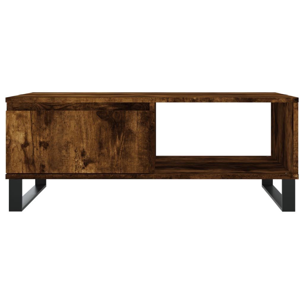 Räuchereiche Couchtisch Couchtisch cm Holzwerkstoff 90x60x35 | (1-St) Räuchereiche Räuchereiche vidaXL