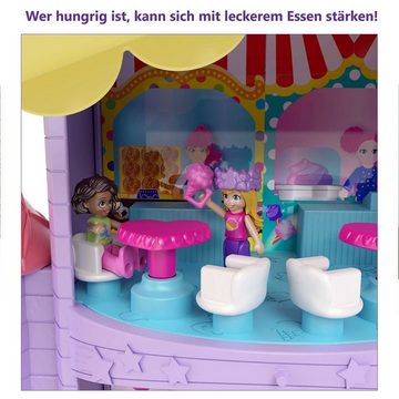 Mattel® Puppen Accessoires-Set Mattel GYK44 - Polly Pocket - Regenbogen-Einhornspaß Freizeitpark