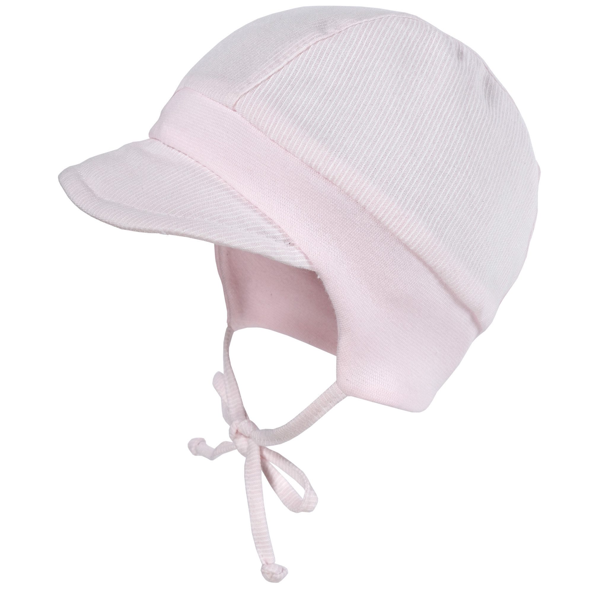 MAXIMO Schirmmütze BABY-Schildmütze, Band, Futter Jerseybund, UV 50 (1-St) Baumwolljersey