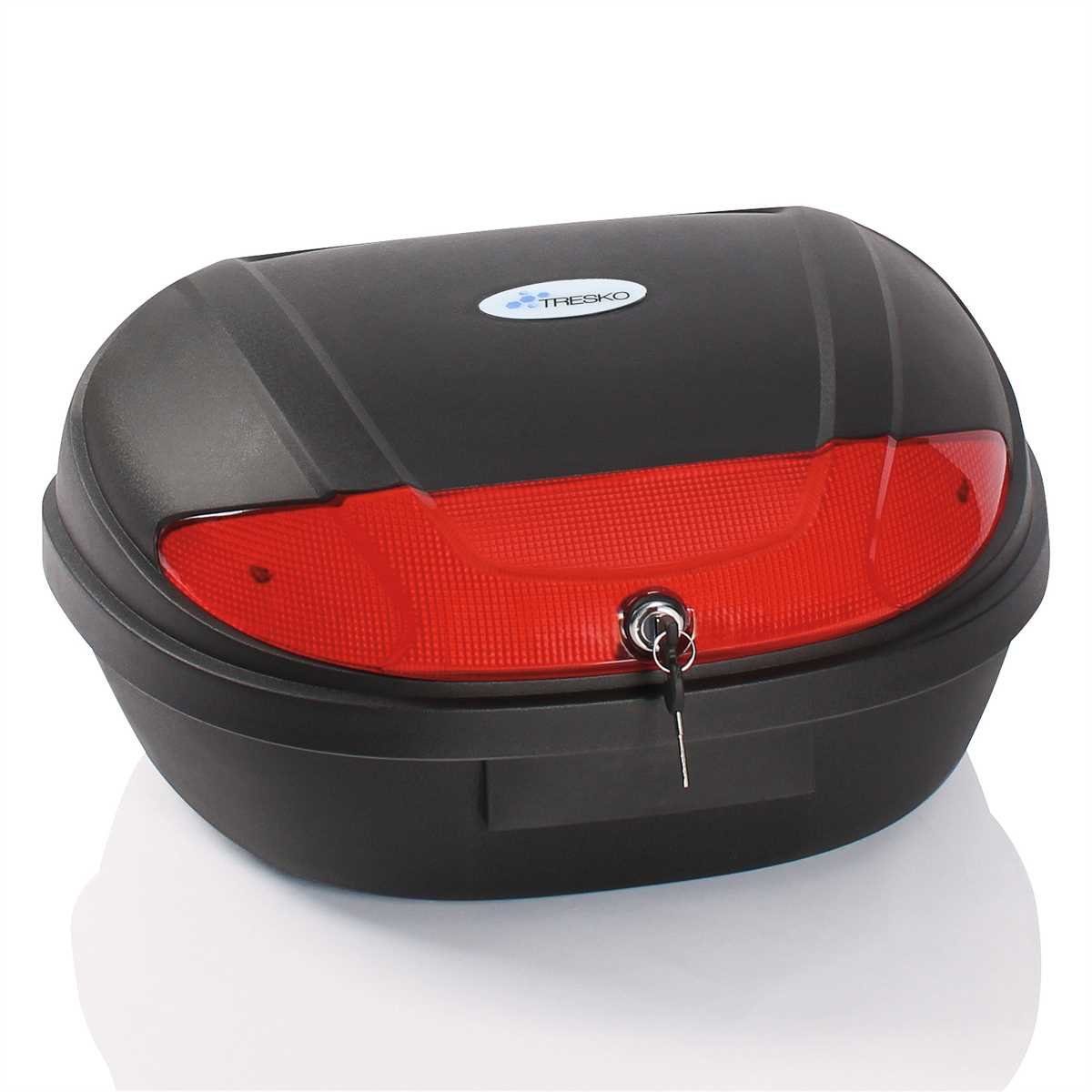 Topcase XXL 48 Liter Motorradkoffer - Top case passend für 2 Helme