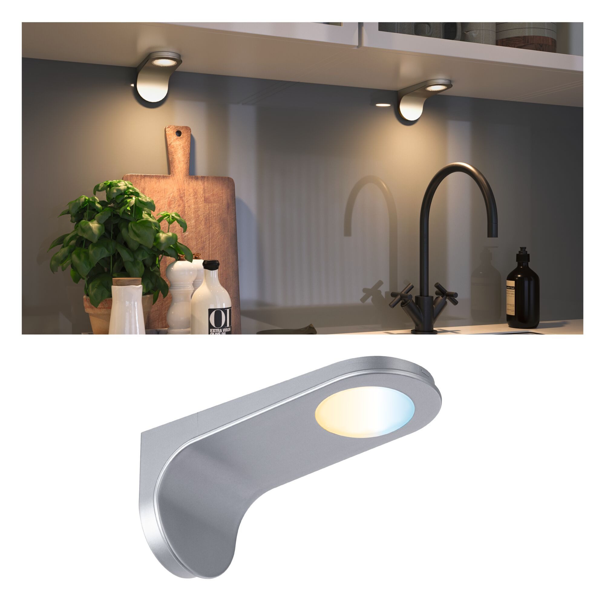 Paulmann LED Deckenspot Clever Connect LED Spot Neda Tunable White 2,1W Chrom matt