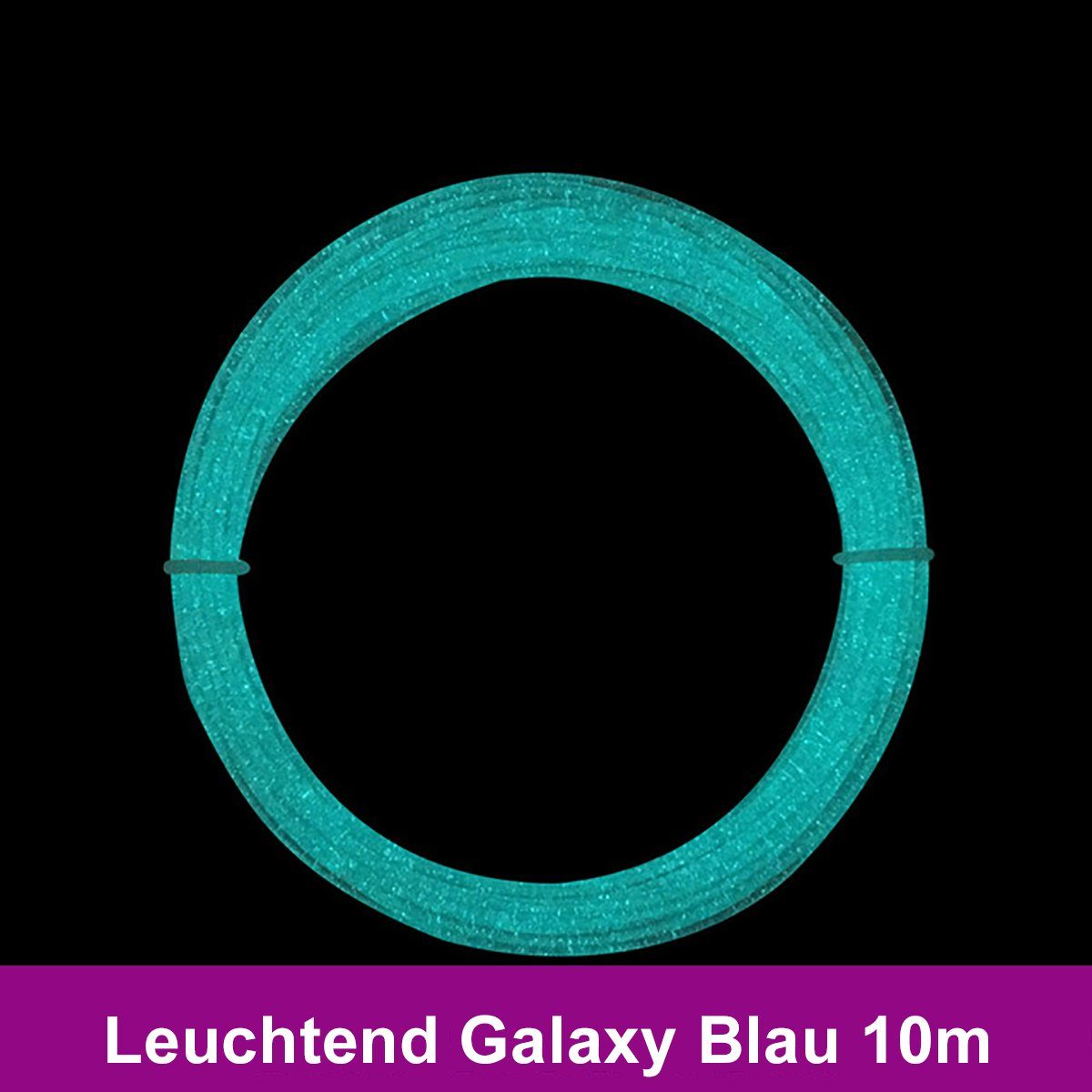 TPFNet 3D-Drucker-Stift PLA-Filament Zubehör für 3D Stift - 3D-Malerei - Kinderspielzeug, DIY-Geschenk für Kinder - Farb PLA Filament Galaxy Blau - 10m