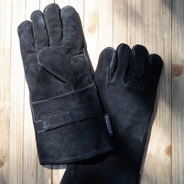 POWERHAUS24 Grillbesteck-Set Hitzeisolierende Handschuhe, Größe: L/XL, (Kein Set)