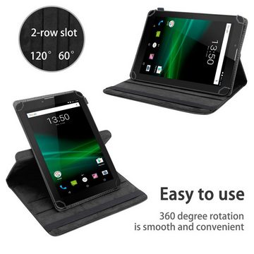 Cadorabo Tablet-Hülle Trekstor Surftab Breeze (7.0 Zoll) Trekstor Surftab Breeze (7.0 Zoll), Klappbare Tablet Schutzhülle - Hülle - Standfunktion - 360 Grad Case