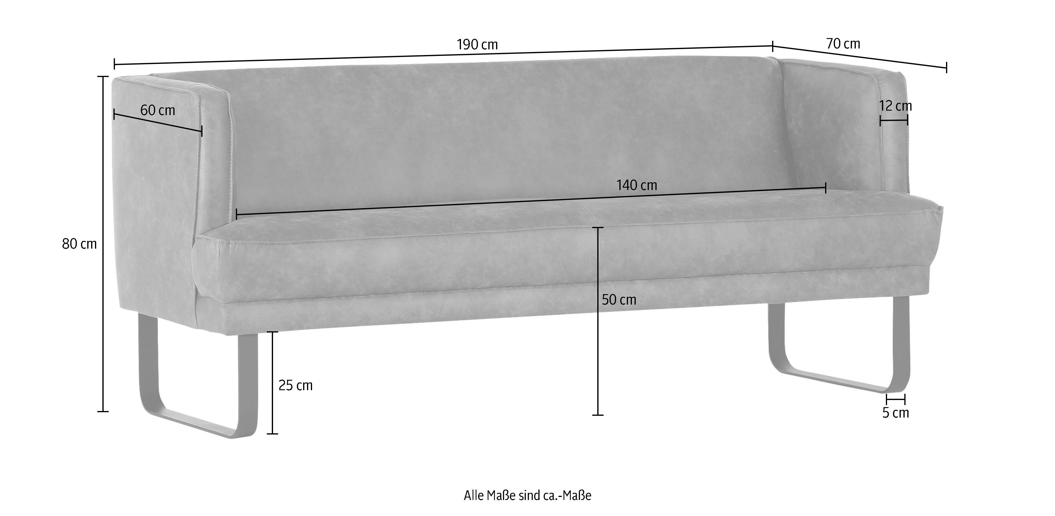 Gutmann Factory Küchensofa Brown | rot | rot/olive/braun/tannengrün/mittelbraun/jeansblau rot