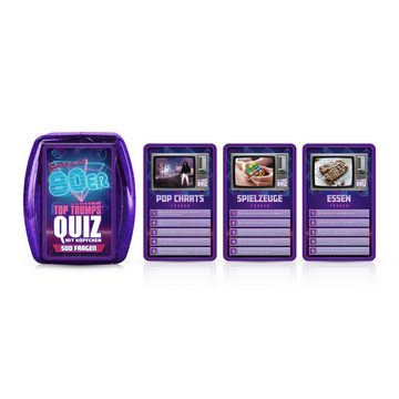 Winning Moves Spiel, Kartenspiel Top Trumps Quiz 80er