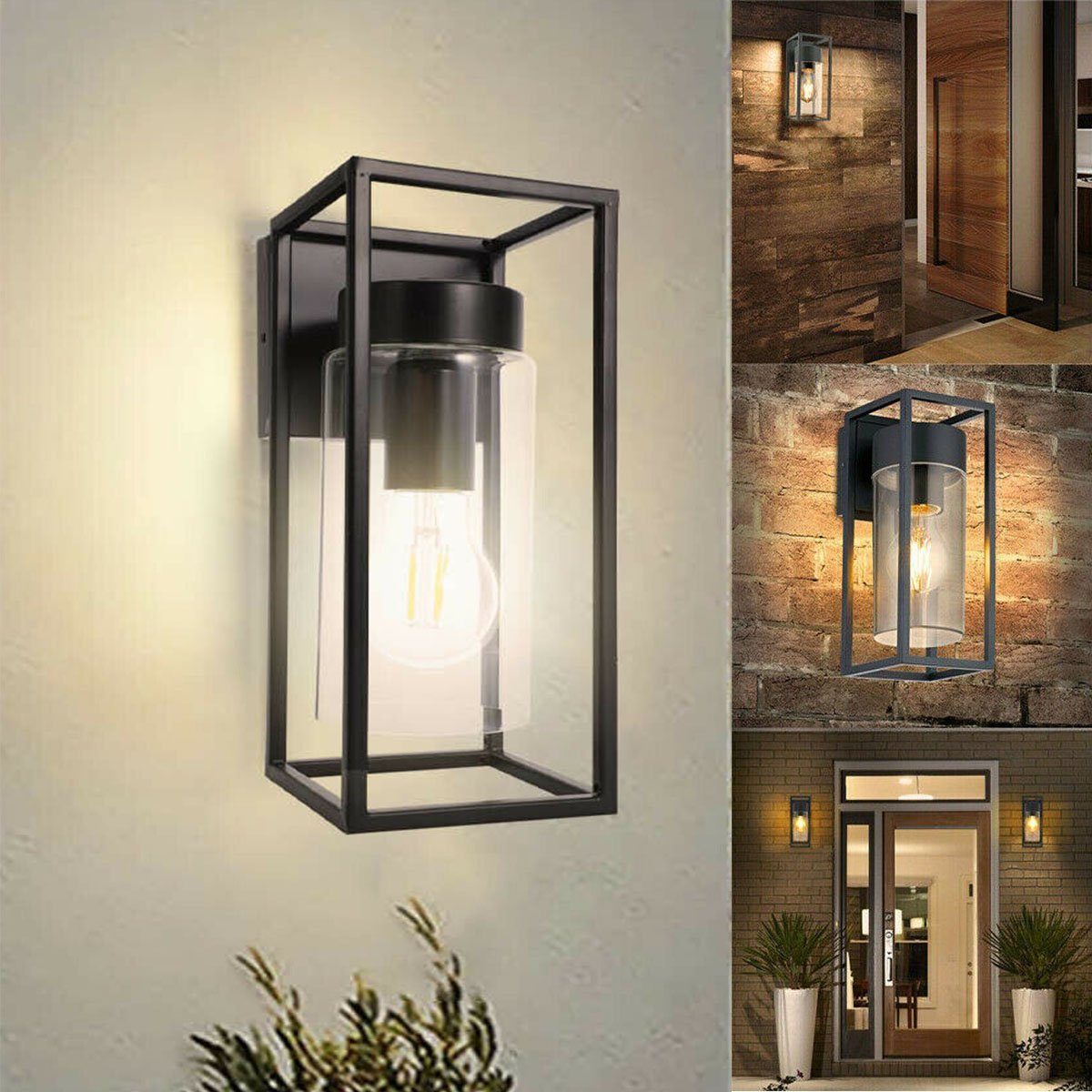 Retro Petroleumlampe Wandleuchte - IP44 Wasserdicht Für Terrasse & Balkon