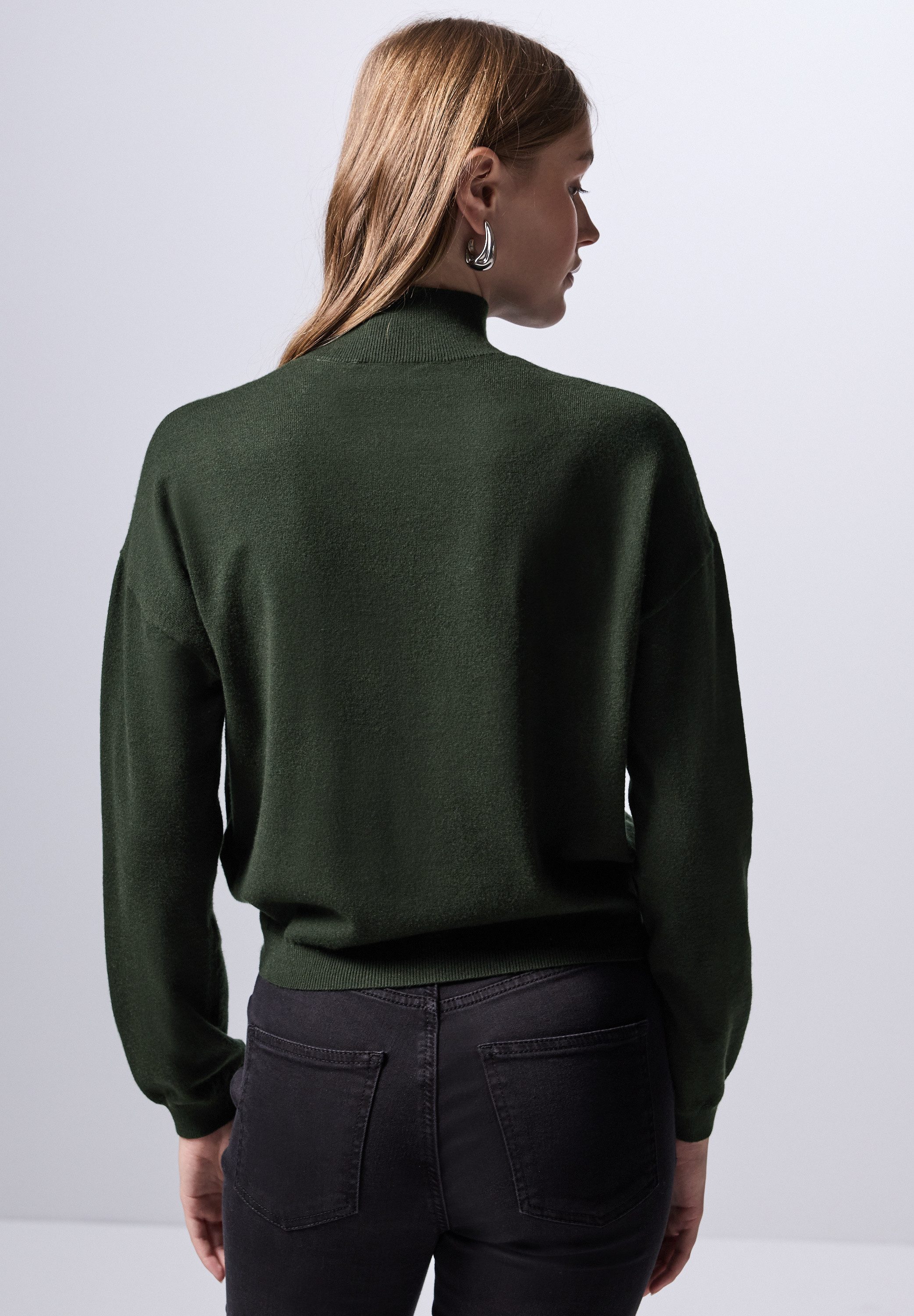 STREET ONE STUDIO Strickpullover mit Elastiksaum günstig online kaufen